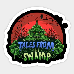 Tales From The Swamp Monster Sticker